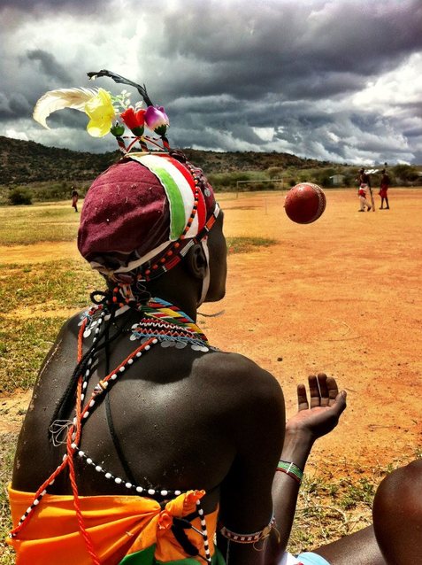 "On the ball . . ."